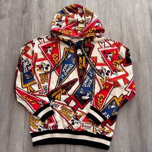 Disney x Macy's Float Squad Mickey Mouse Pennant All Over Print Hoodie Small